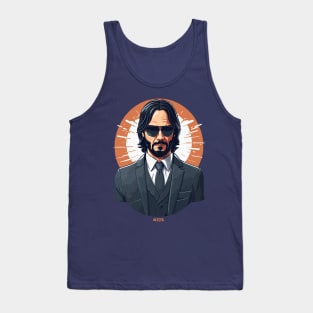 John Wick With his trademark black suit Tank Top